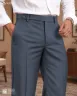 Grey Premium Formal Pant for Men | MPANT-34