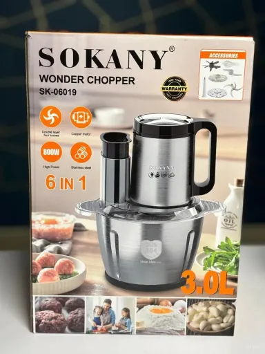 Sokany 6-in-1 Wonder Chopper Best Kitchen Tools (SK-06019)