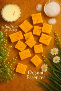 Hand Made Saffron Goat Milk Soap