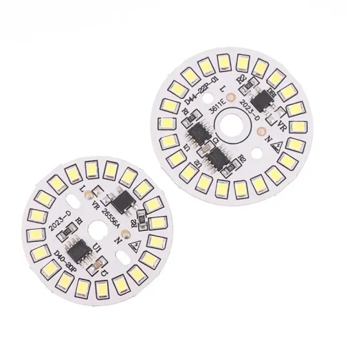 1PC Circular SMD Plate Module Light Source Plate - AC 220V Downlight Chip LED Bulb Lamp