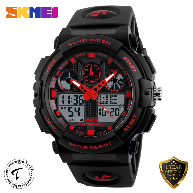 SKMEI 1270 Dual Time Analog Digital Sports Watch – Stylish & Durable
