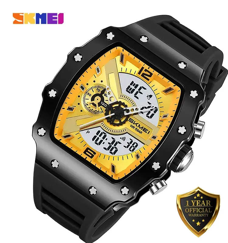 SKMEI 2398 Duel Display Luxury Fashion Wrist Watch for Men