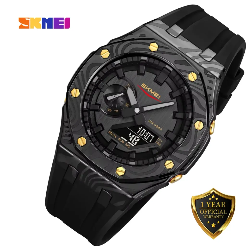 SKMEI 2471 Duel Display Luxury Fashion Wrist Watch for Men