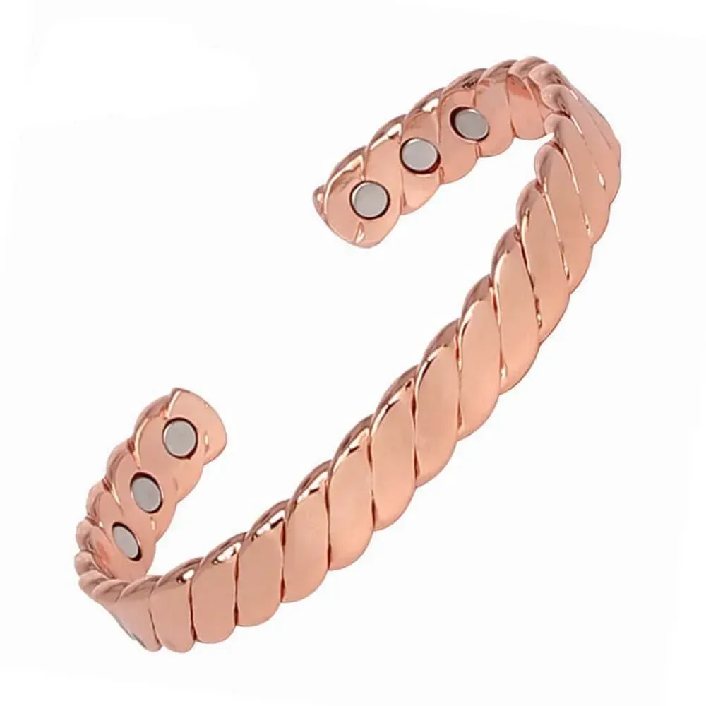 BioMagnetic CBG225 Pure Copper Natural Healing Bracelet for Joint Pain, Arthritis Relief & Wellness