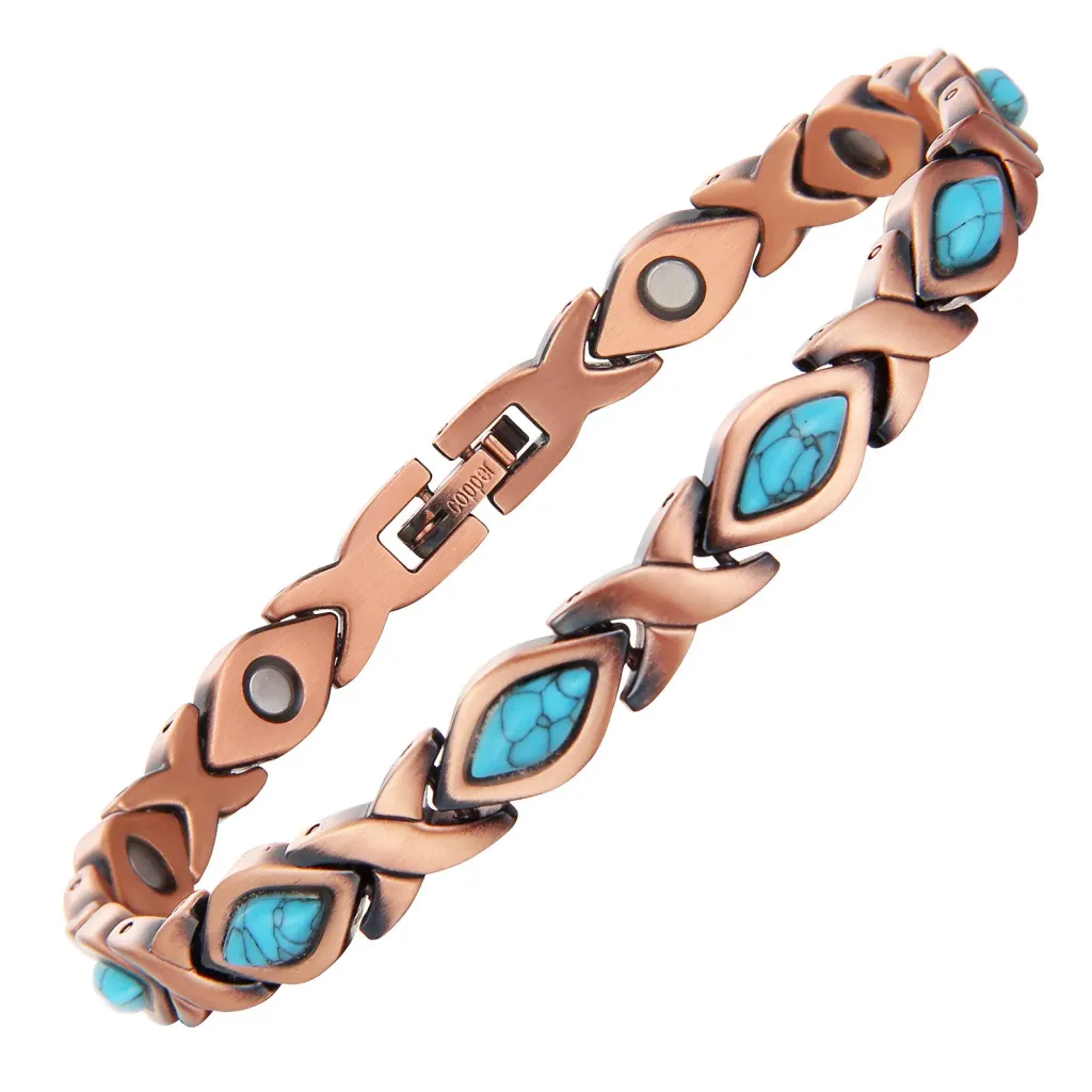 BioMagnetic CB601 Pure Copper Natural Healing Bracelet for Joint Pain, Arthritis Relief & Wellness