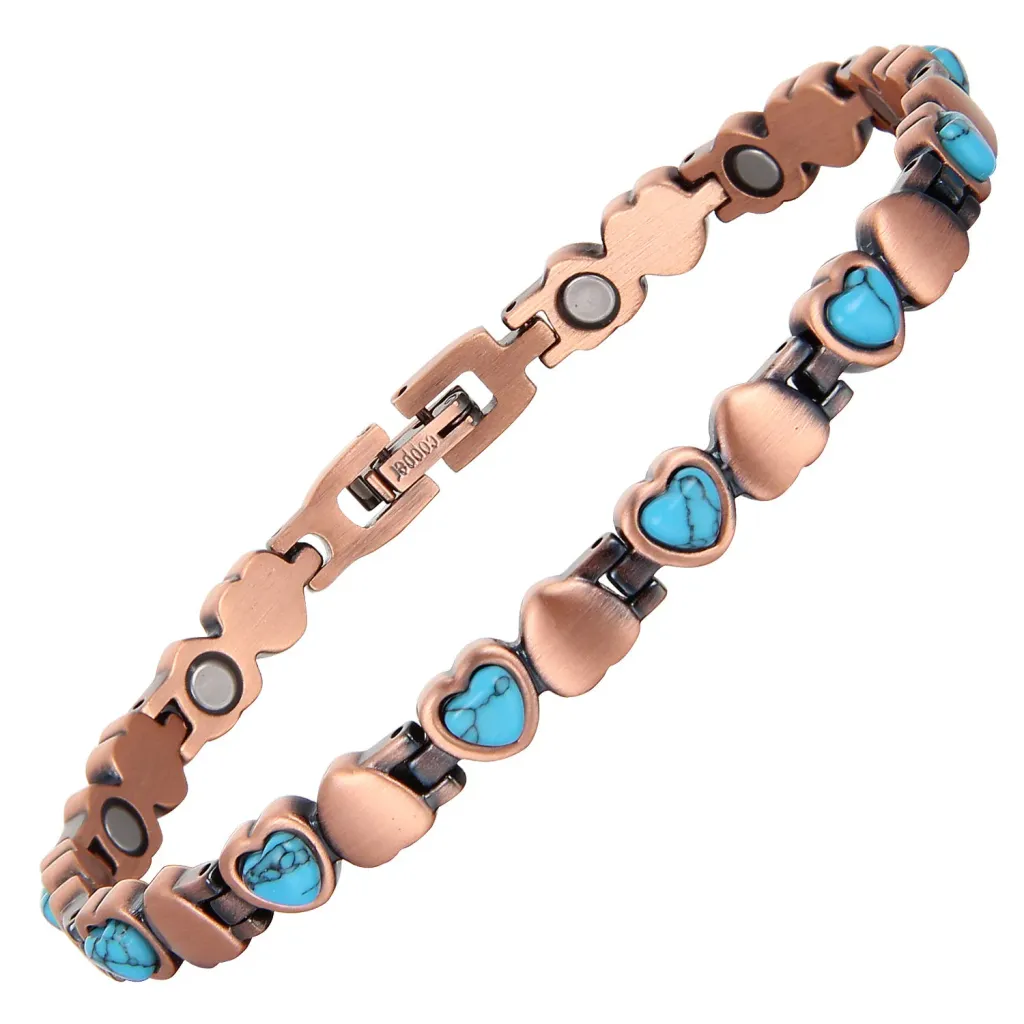 BioMagnetic CB016 Pure Copper Natural Healing Bracelet for Joint Pain, Arthritis Relief & Wellness