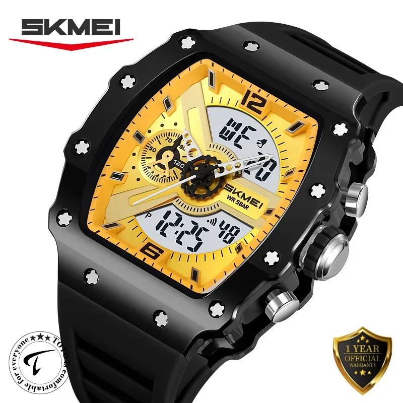 SKMEI 2398 Duel Display Luxury Wrist Watch for Men