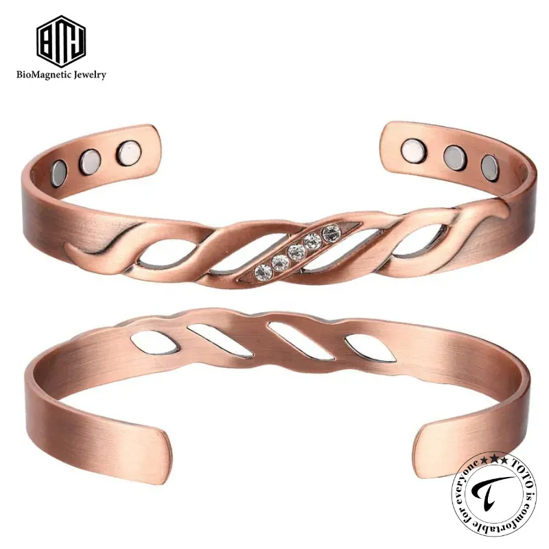 BioMagnetic CBG010 Pure Copper Natural Healing Bracelet for Joint Pain, Arthritis Relief & Wellness