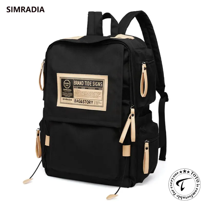 SIMRADIA 5611 Sporty & Stylish Laptop Backpack – Perfect for School, College, Travel & Daily Use