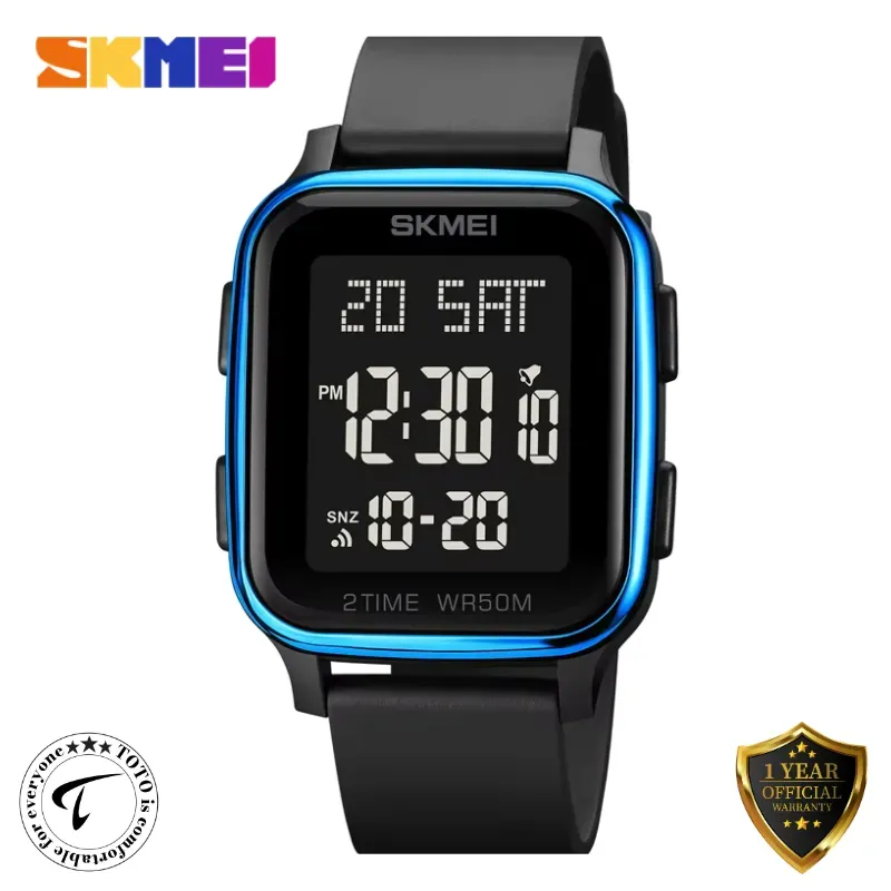 SKMEI 1858 Digital Sports Watch – Stylish & Durable