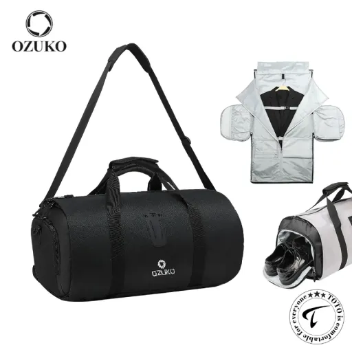 OZUKO 9209 Large Capacity Gym, Travel & Duffel Bag for Unisex