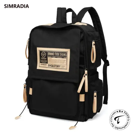 SIMRADIA 5611 Sporty & Stylish Laptop Backpack – Perfect for School, College, Travel & Daily Use