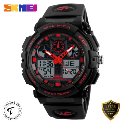 SKMEI 1270 Dual Time Sports Watch – Stylish & Durable