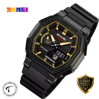 SKMEI 2438 Duel Display Luxury Fashion Wrist Watch for Men