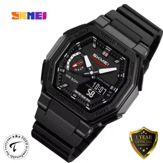 SKMEI 2438 Duel Display Luxury Fashion Wrist Watch for Men