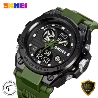 SKMEI 2031 Dual Display Military Grade Sports Wrist Watch for Men