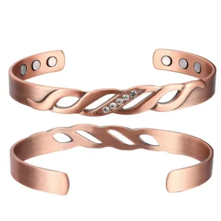 BioMagnetic CBG010 Pure Copper Natural Healing Bracelet for Joint Pain, Arthritis Relief & Wellness