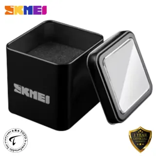 ORIGINAL SKMEI BOXMA2 Metal Empty Box for Men Watch