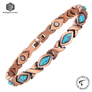 BioMagnetic CB601 Pure Copper Natural Healing Bracelet for Joint Pain, Arthritis Relief & Wellness