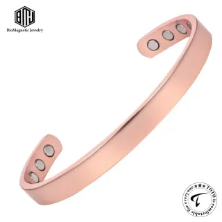 BioMagnetic CBG024W8R Pure Copper Natural Healing Bracelet for Joint Pain, Arthritis Relief & Wellness