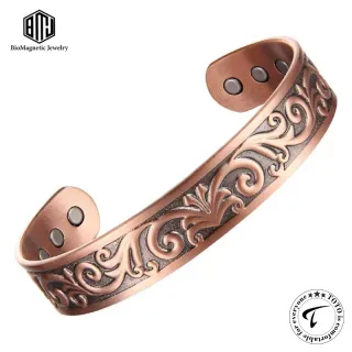 BioMagnetic CBG495AC Pure Copper Natural Healing Bracelet for Joint Pain, Arthritis Relief & Wellness