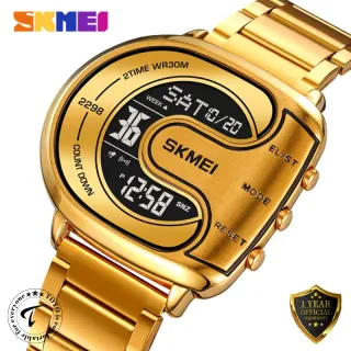 SKMEI 2298 Modern Digital Watch – Fashionable Unique Design