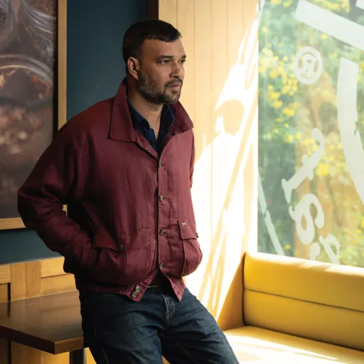 Cranberry Premium Linen Blouson Jacket