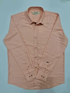 Peach Fuzz Dobi Cotton Long Sleeve Shirt