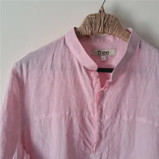 Pastel Pink Premium Linen Panjabi