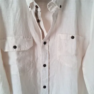 Snow White Linen Adventure Shirt