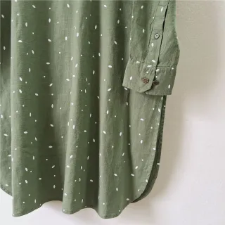 Olive Green Linen Blend Kabli Panjabi