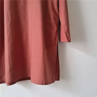 Terracotta Red Dobi Cotton Panjabi
