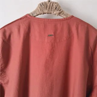 Terracotta Red Dobi Cotton Panjabi