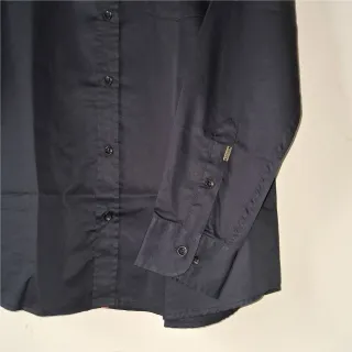Black Shantoon Cotton Long Sleeve Shirt