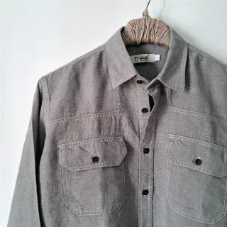 Space Gray Premium Linen Adventure Shirt