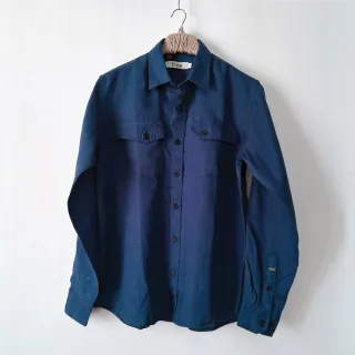 Navy Blue Premium Linen Adventure Shirt