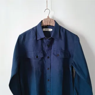 Navy Blue Premium Linen Adventure Shirt