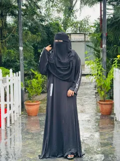 Premium Abaya "Tahira Veil" - (HOT)