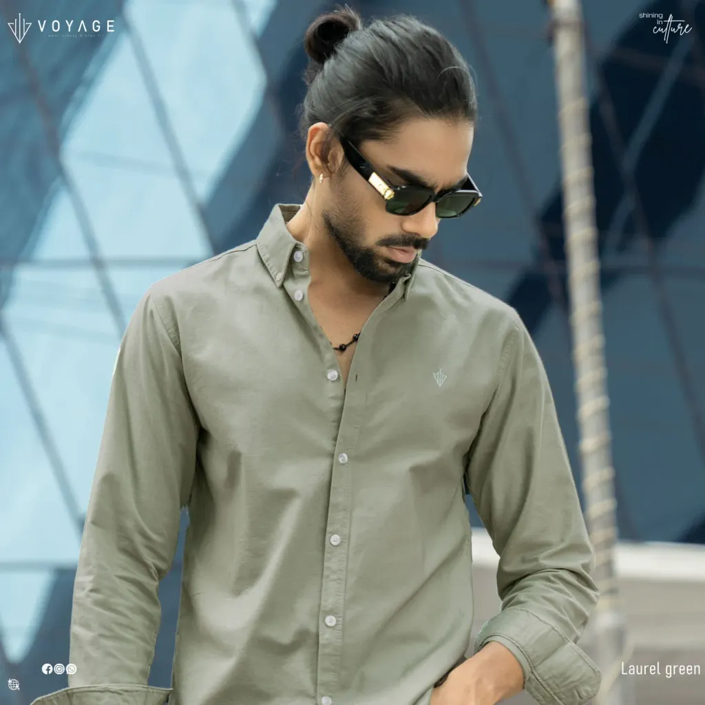 Solid Shirt - Laurel green