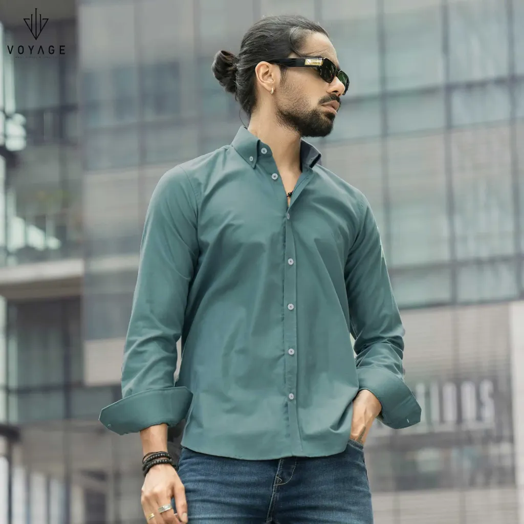 Solid Shirt -Olive