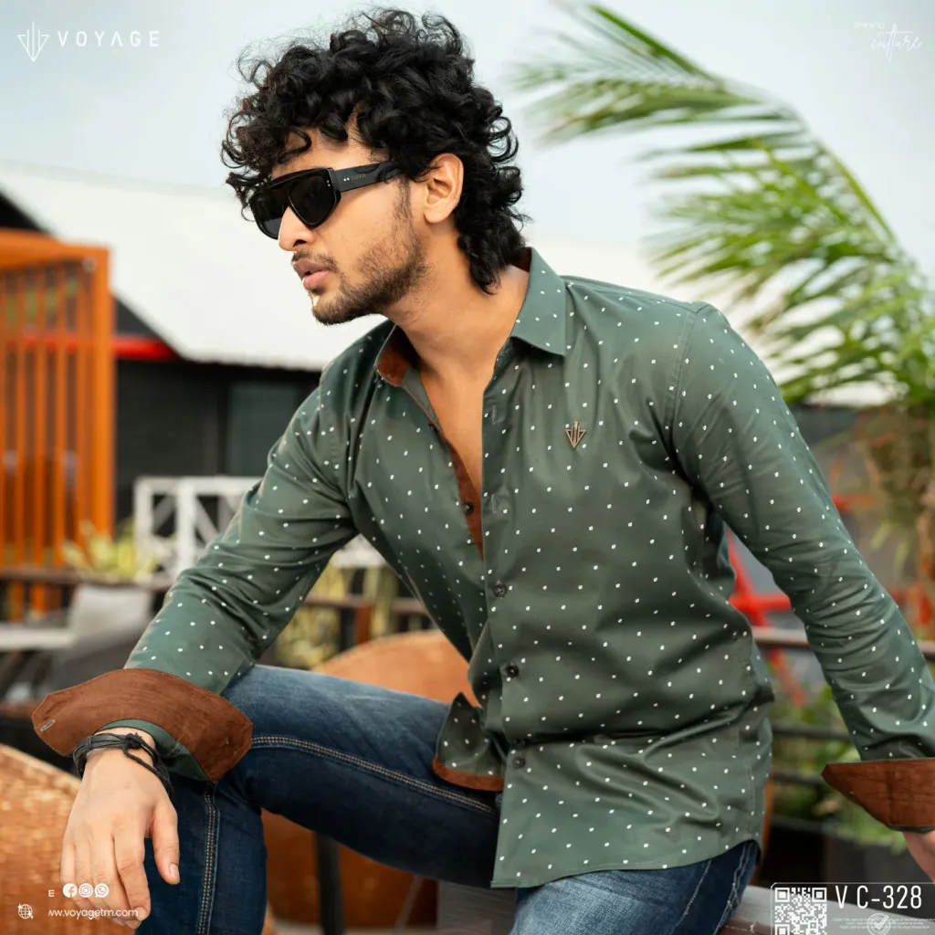 Cotton Printed Shirt - VC328