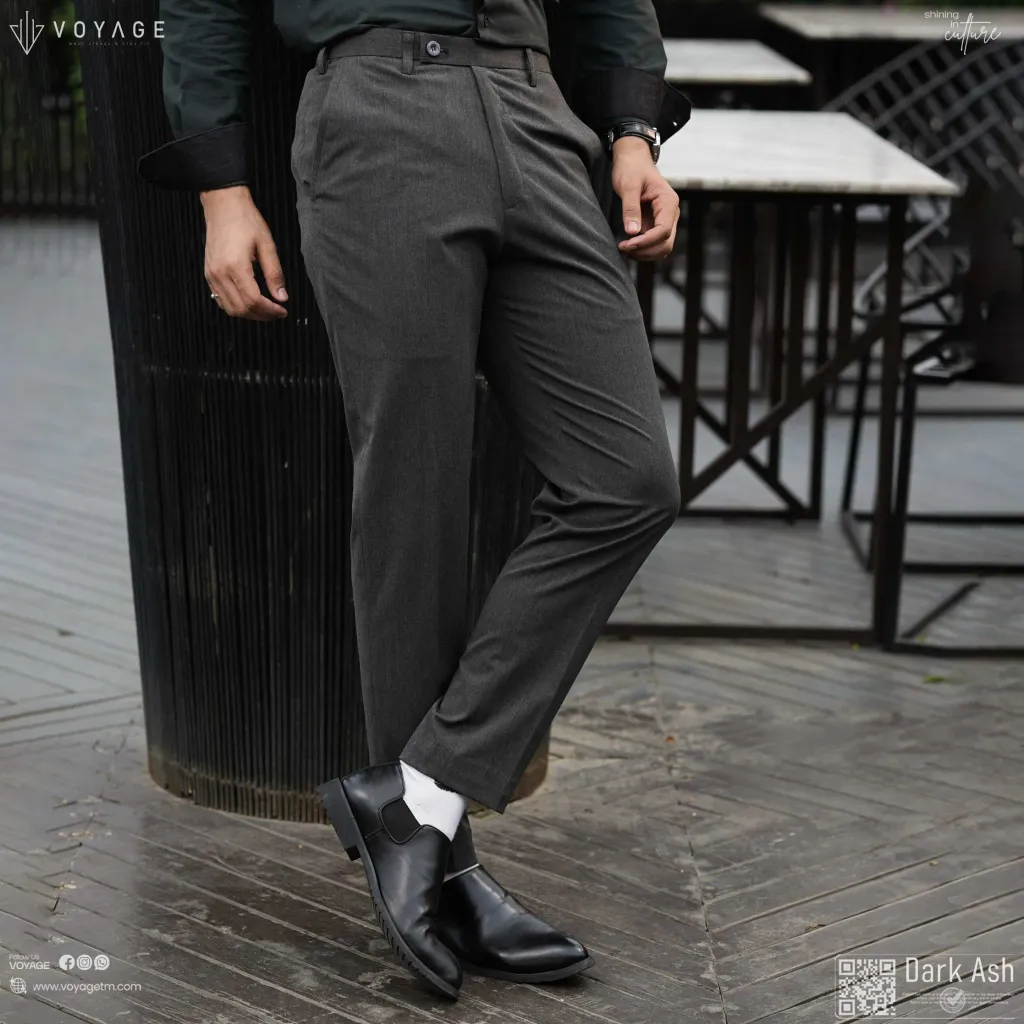 Formal Pant -Dark Ash