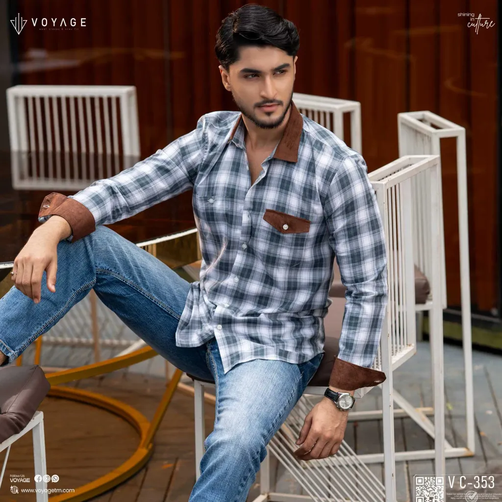 Casual Cheked Shirt - VC353
