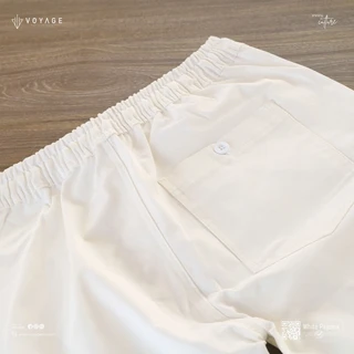 White Pajama I Pant Cutting