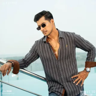 Casual Striped Shirt- VC312