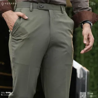 Formal Pant - Olive