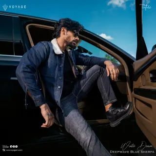 Deep wave Blue Sherpa