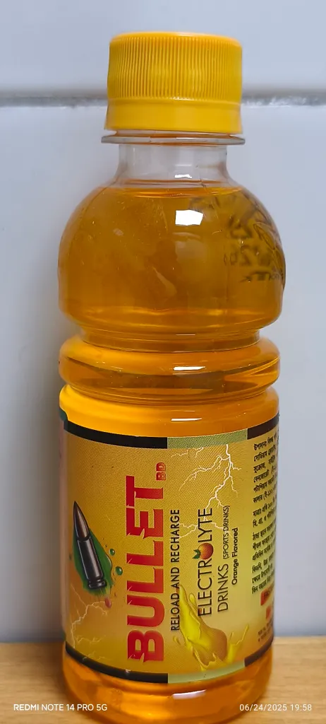 BULLET SPORTS ELECTROLYTE DRINK ORANGE 250 ML - Copy