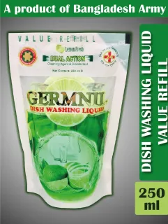 GERMNIL DISH WASHING LIQUID VALUE REFILL 250 ML